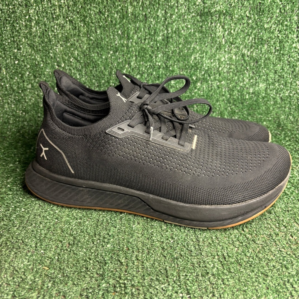 Flux Adapt Knit Zero Drop Barefoot Training Athletic Running Shoe Black Men 10.5